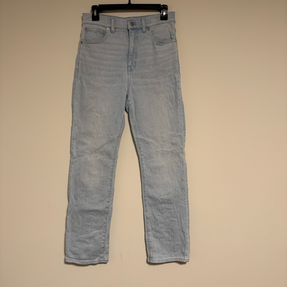 Madewell Light Wash 90’s Straight Jeans